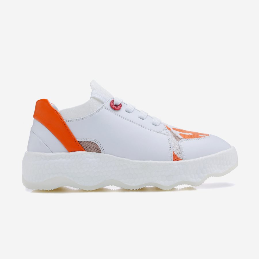 opp france Women Casual Lace-Up Shoes White