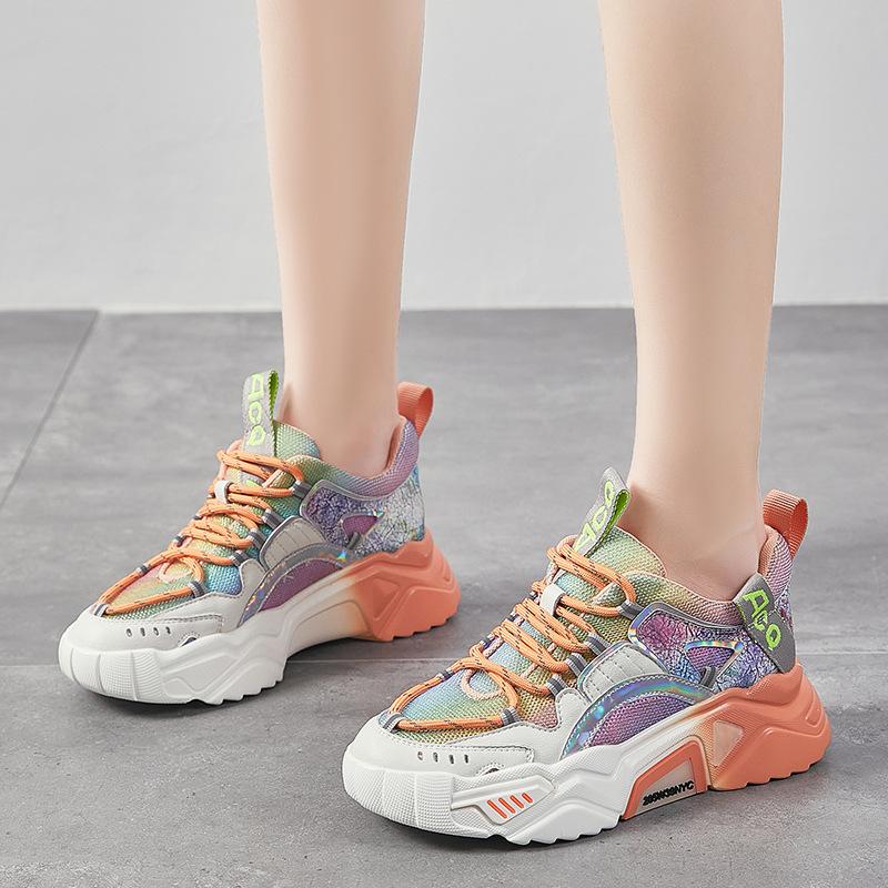 Opp France Women Colorblock Luminous Sneakers