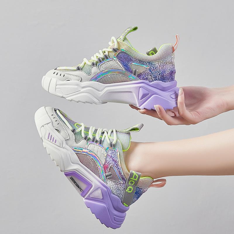 Opp France Women Colorblock Luminous Sneakers