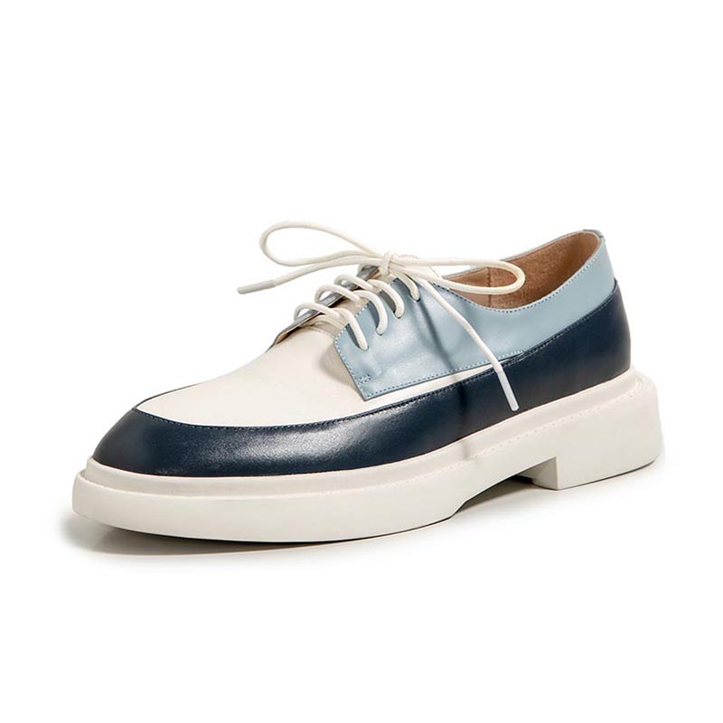 opp france Women Colorblock Simple Loafers