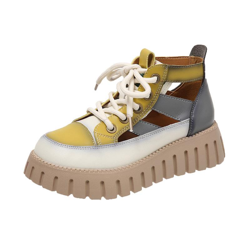 opp france Women Colorblock Versatile Sandals