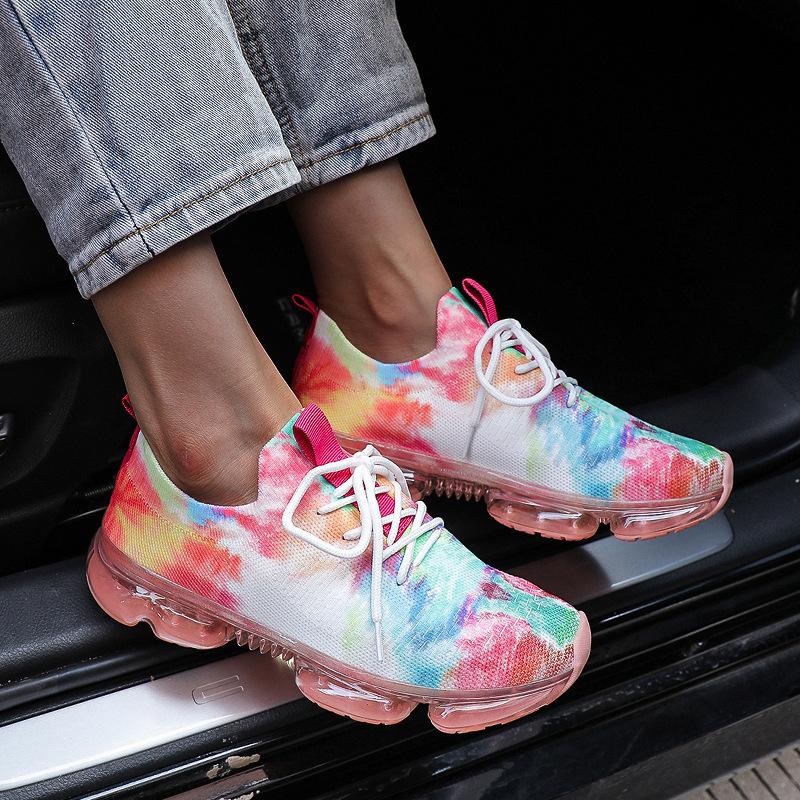Opp France Women Colorful Lace-Up Sneakers