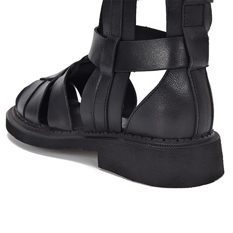 Opp France Women Cutout High-top Sandals