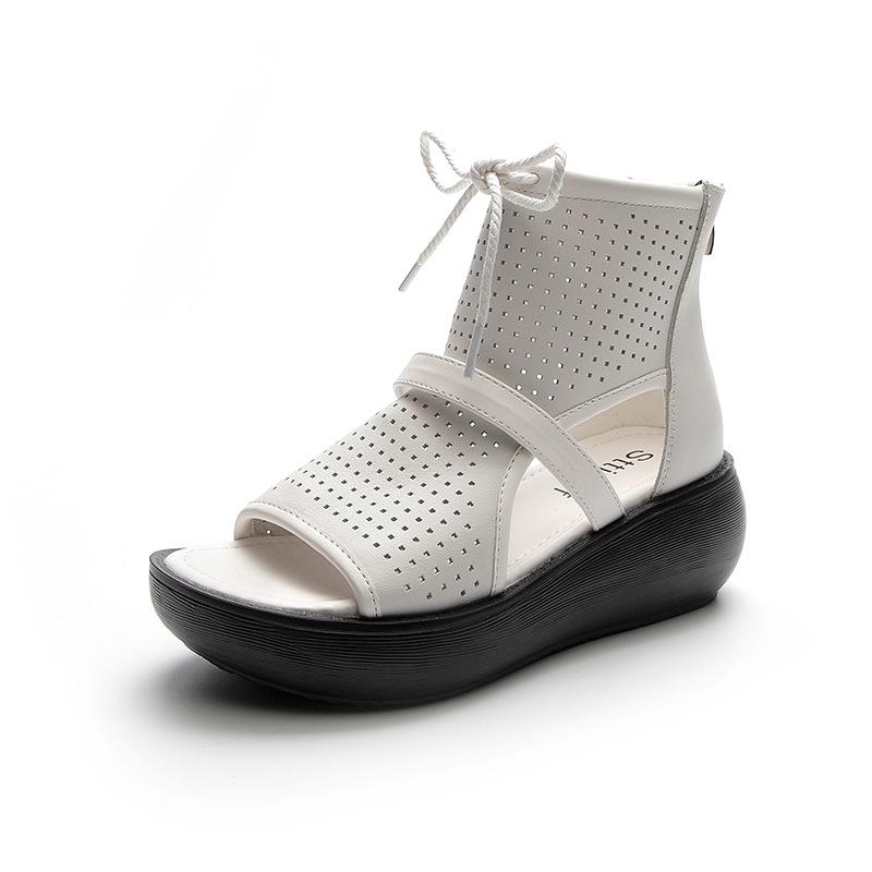 opp france Women Cutout Platform Sandals