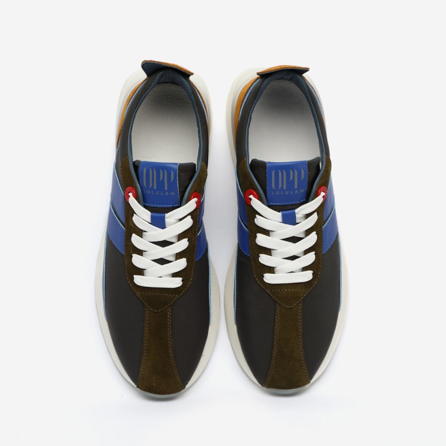 Opp France Women Dark Gray Nylon Bumpr Sneakers