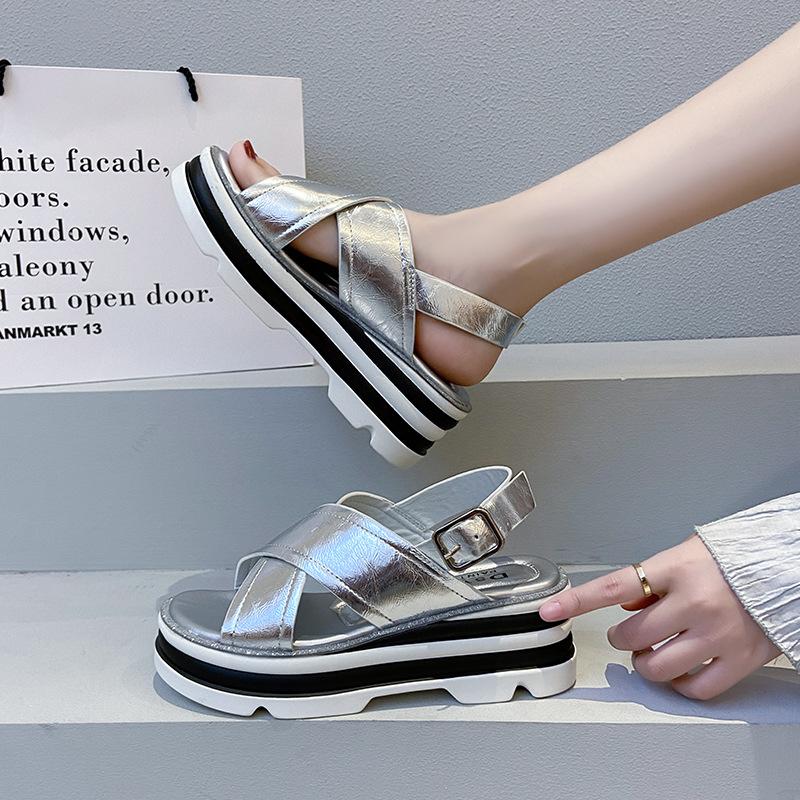 Opp France Women Fashion Platform Sandals