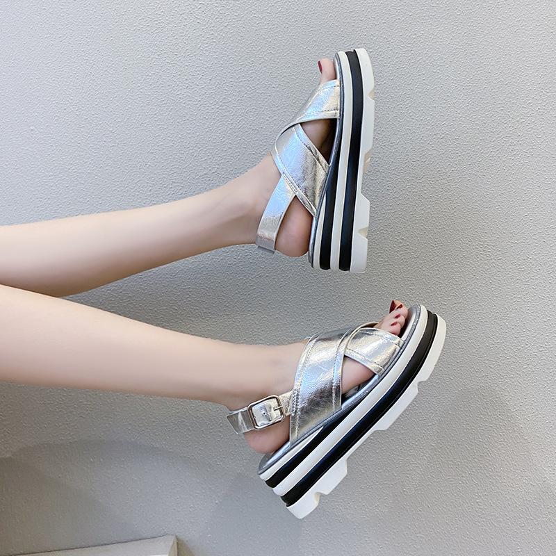 Opp France Women Fashion Platform Sandals