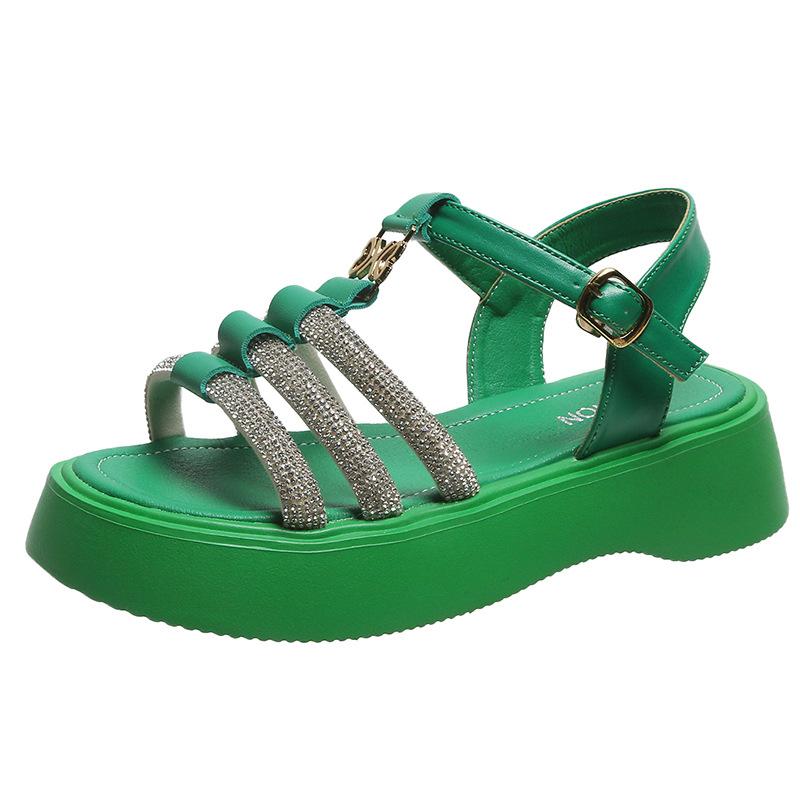 opp france Women Fashion Rhinestone Sandals