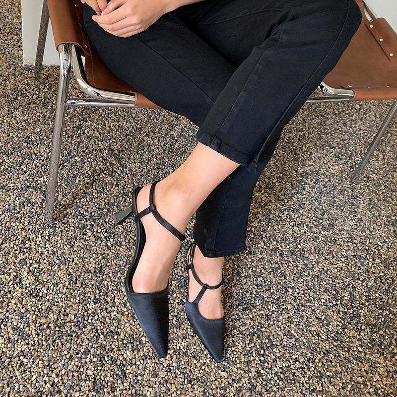 Opp France Women Frosted Temperament High Heels