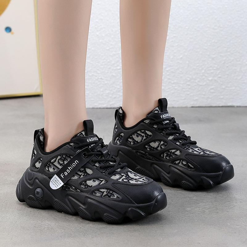 Opp France Women Genuine Leather Trendy Sneakers