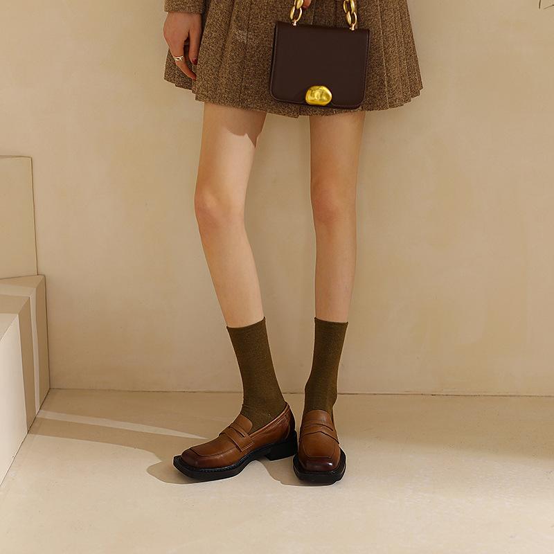 Opp France Women Gradient Retro Loafers