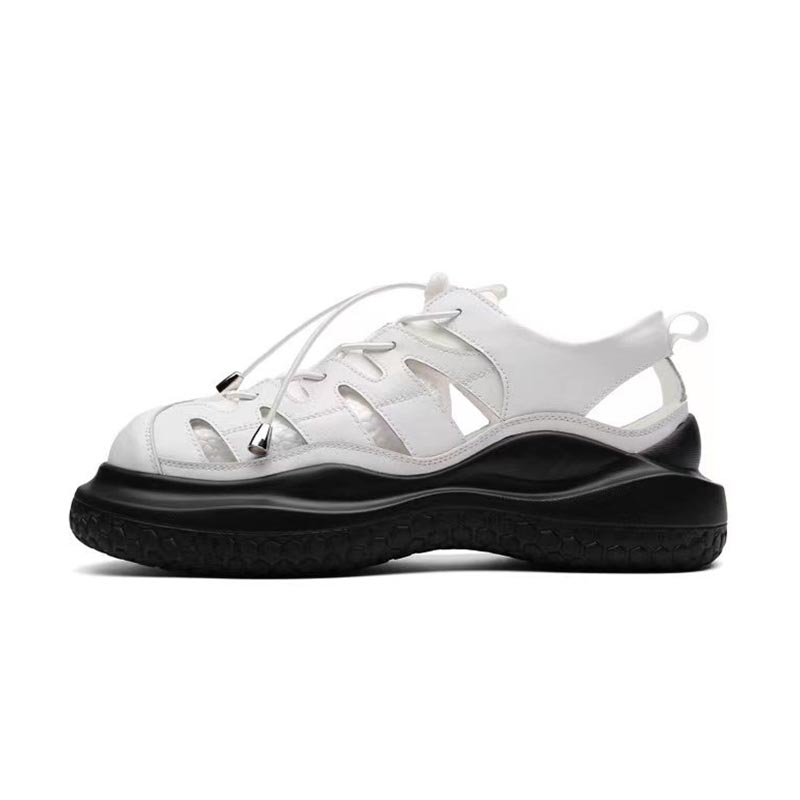 opp france Women Lace-up Cutout Casual Shoes