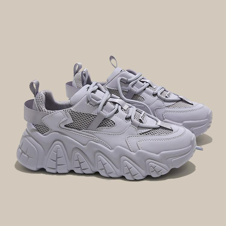 Opp France Women Lace-up Platform Sneakers