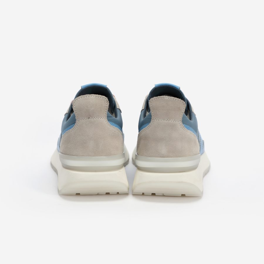 Opp France Women Light Blue Nylon Bumpr Sneakers