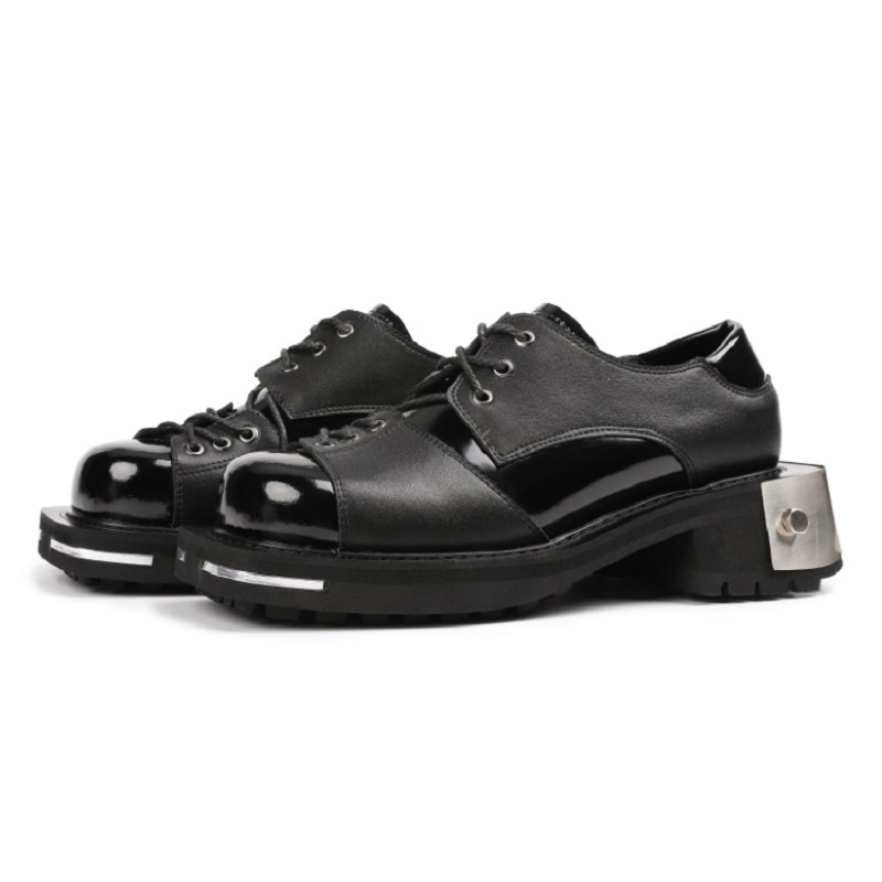 opp france Women Metal Leather Shoes