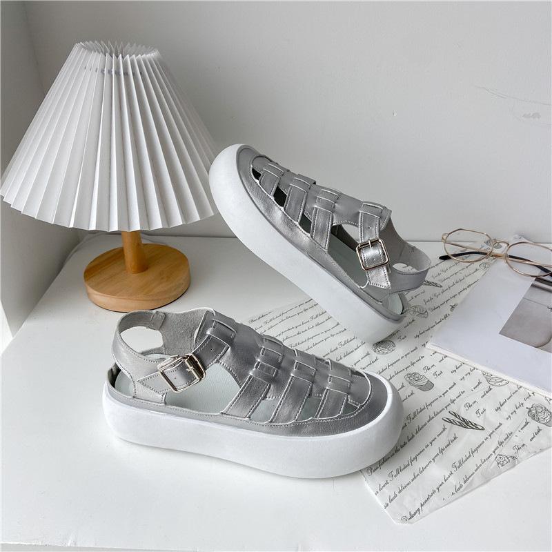 Opp France Women Platform Roman Sandals