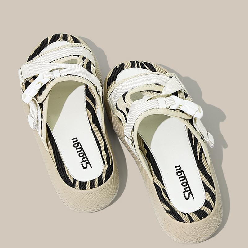 Opp France Women Platform Slip-on Slippers