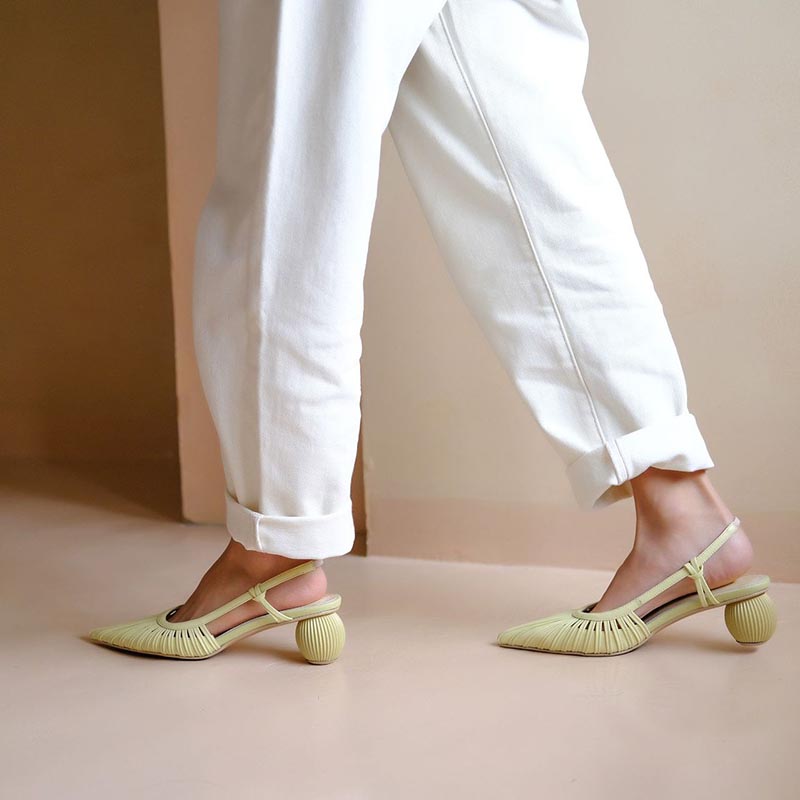 Opp France Women Round Heel High Heels