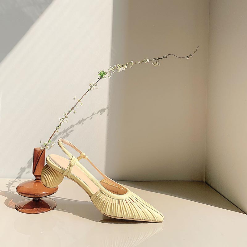 Opp France Women Round Heel High Heels