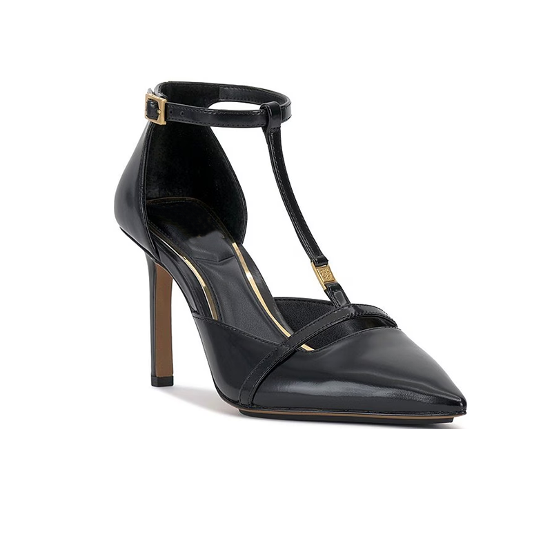 opp france women’s Black high heel sandals