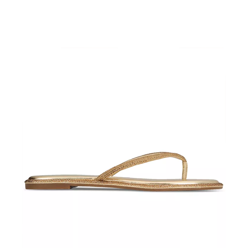 opp france Women’s flat casual sandals Gold