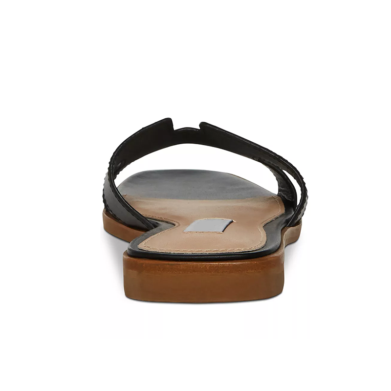 Opp France Women’s Flat Slide Sandals Black