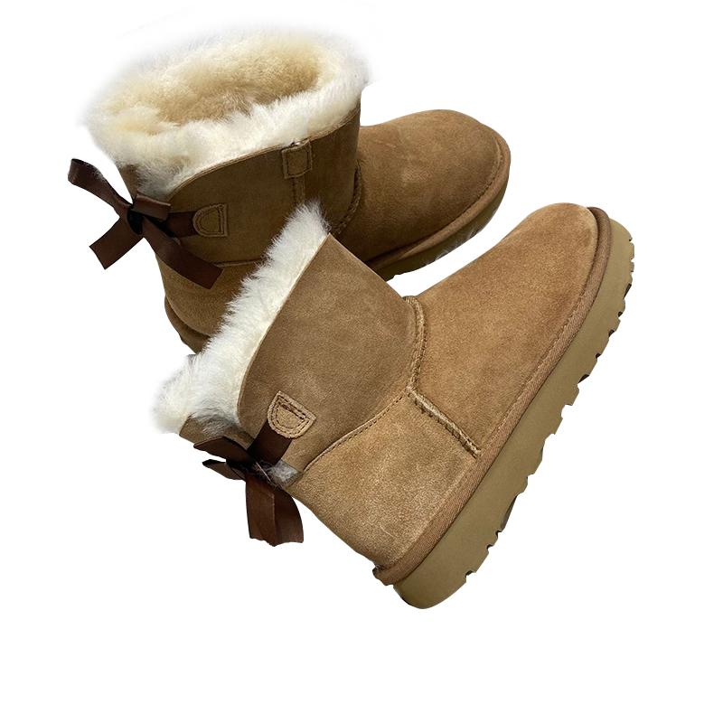 opp france Women’s Mini Bailey Bow Chestnut