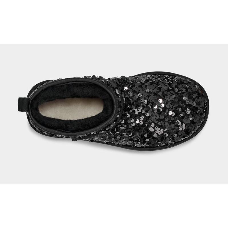 Opp France Women’s Mini Chunky Sequin Black
