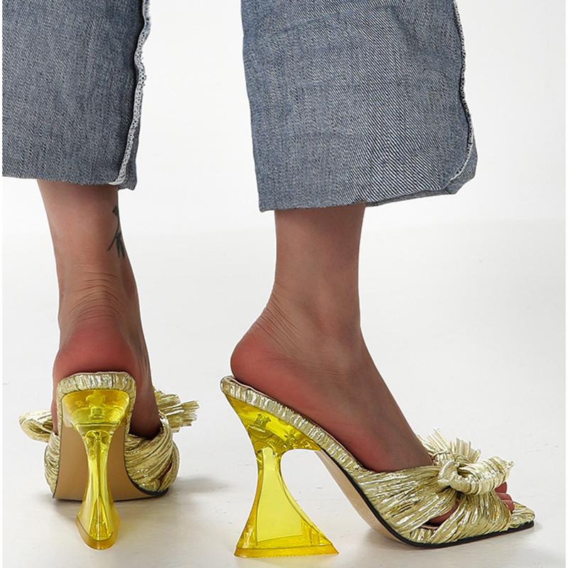 Opp France Women Satin High Heel Sandals