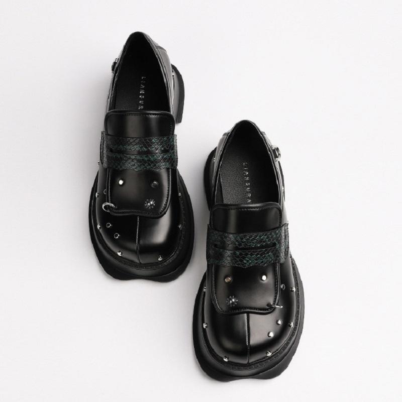 Opp France Women Snake Leather Shoes