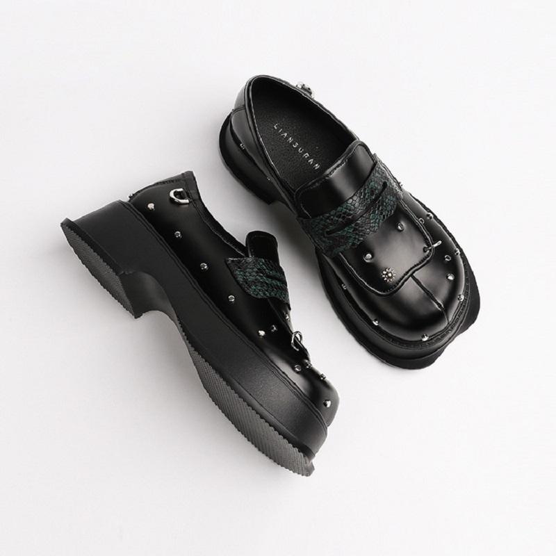 Opp France Women Snake Leather Shoes