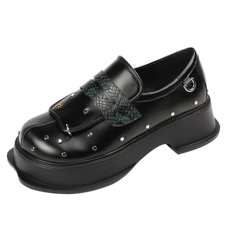 opp france Women Snake Leather Shoes