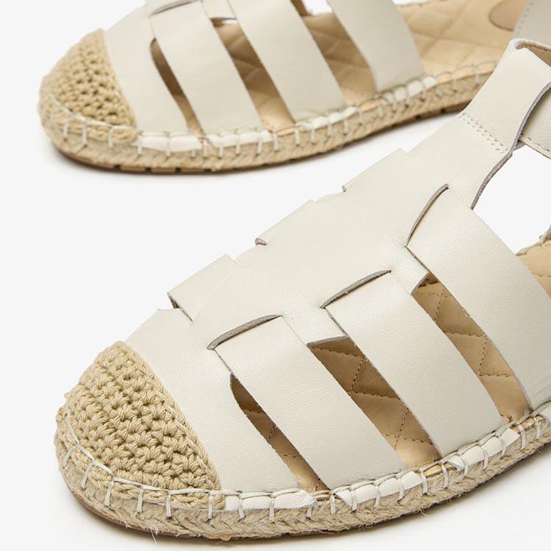 Opp France Women Soft Leather Fisherman Sandals