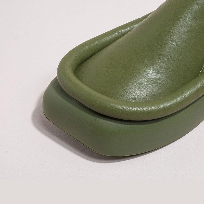 Opp France Women Square Toe Slippers