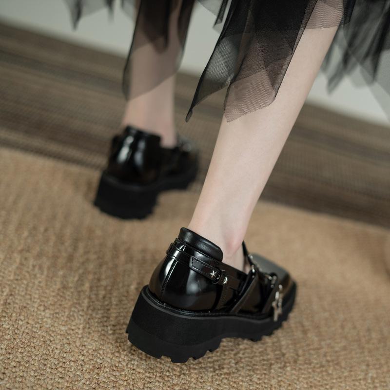 Opp France Women Star Leather Shoes