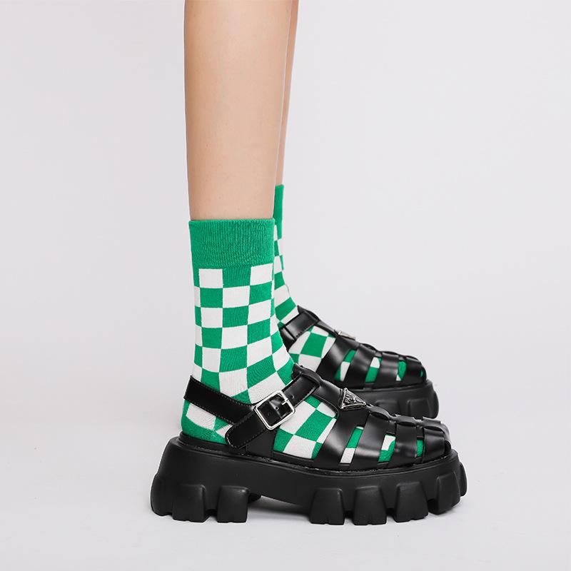 Opp France Women Triangle Gear Sole Sandals