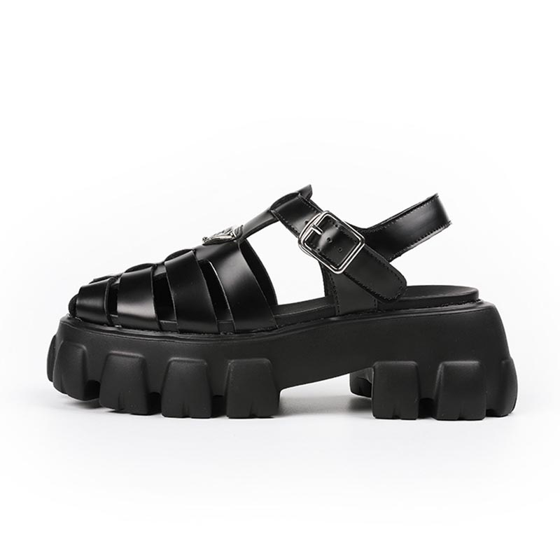 opp france Women Triangle Gear Sole Sandals