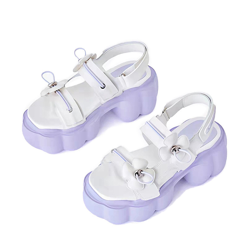 Opp France Women Velcro Platform Sandals
