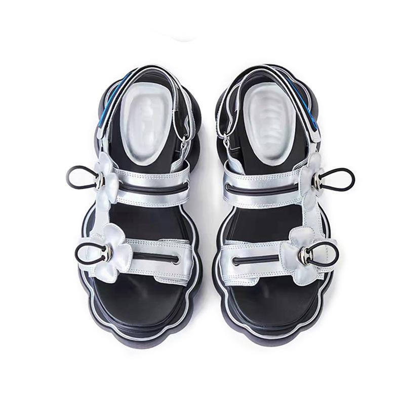 Opp France Women Velcro Platform Sandals