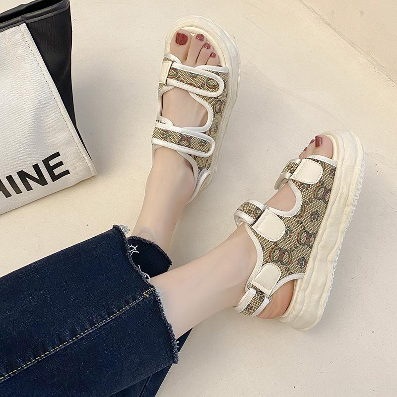 Opp France Women Velcro Platform Sandals