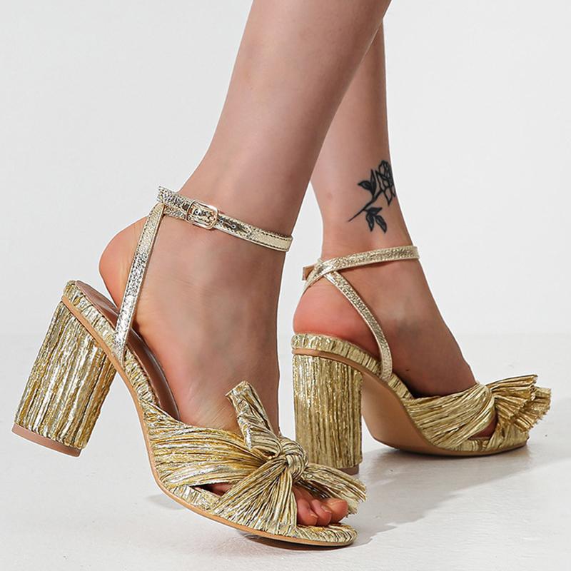 Opp France Women Vintage Bow High Heels