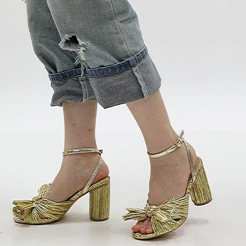 Opp France Women Vintage Bow High Heels