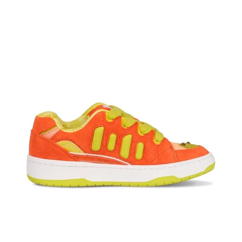 Opp France Orange Green Energetic And Fresh Unisex Casual Shoes