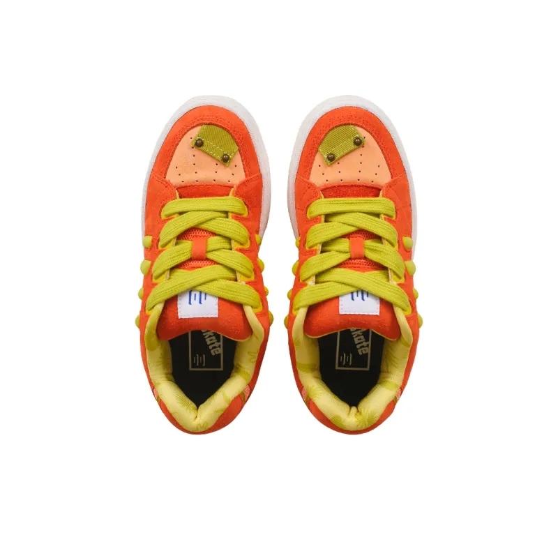 Opp France Orange Green Energetic And Fresh Unisex Casual Shoes