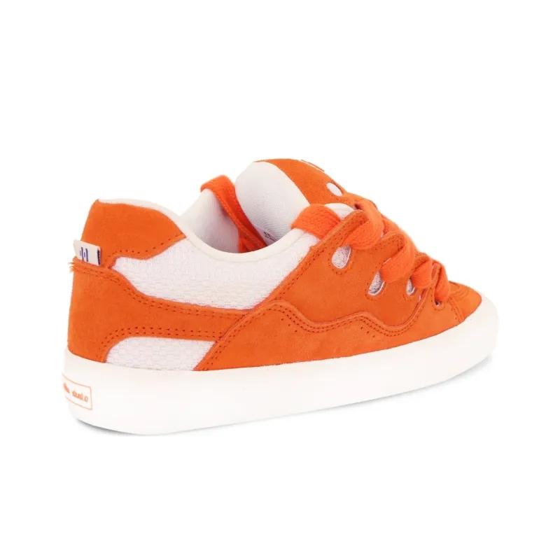 Opp France Orange Retro Low Cut Unisex Casual Shoes