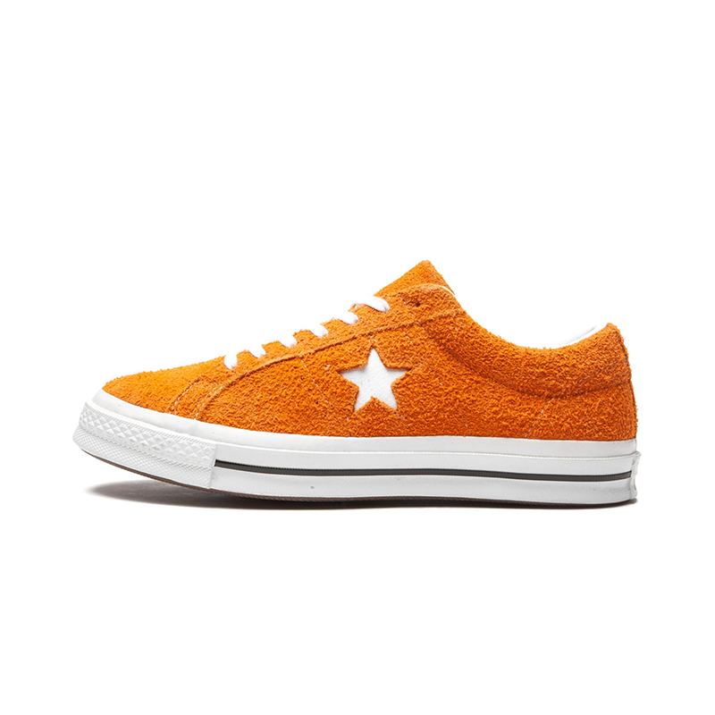 opp france Orange suede lace-up star personality unisex casual shoes opp france Orange suede lace-up star personality unisex casual shoes