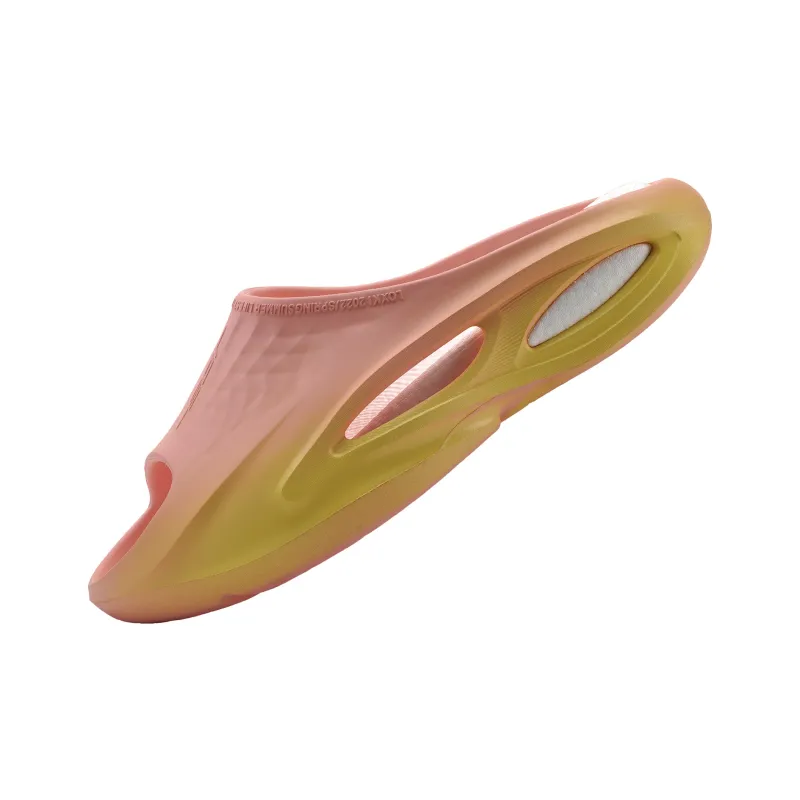 Opp France Pink And Yellow Gradient Summer Color Unisex Fashion Slippers