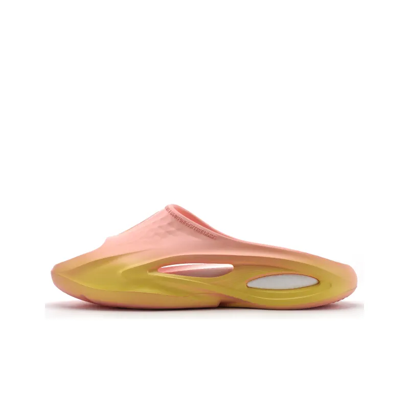opp france Pink and yellow gradient summer color unisex fashion slippers