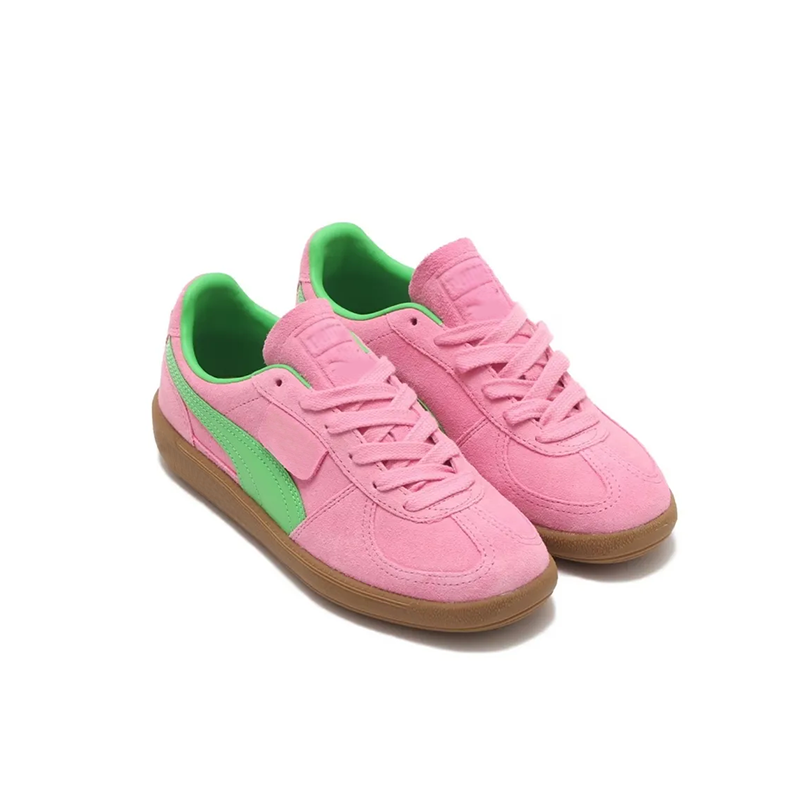 Opp France Pink Green Lace-up Non-slip Unisex Casual Shoes