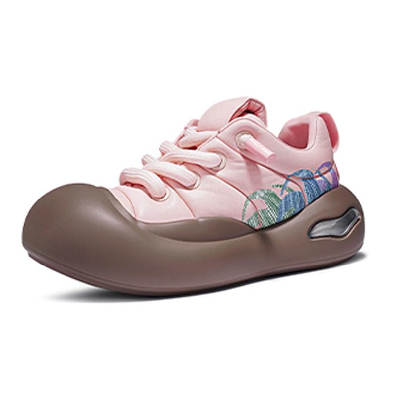 Opp France Pink Niche Personality Women’s Casual Pumpkin Big Toe Shoes